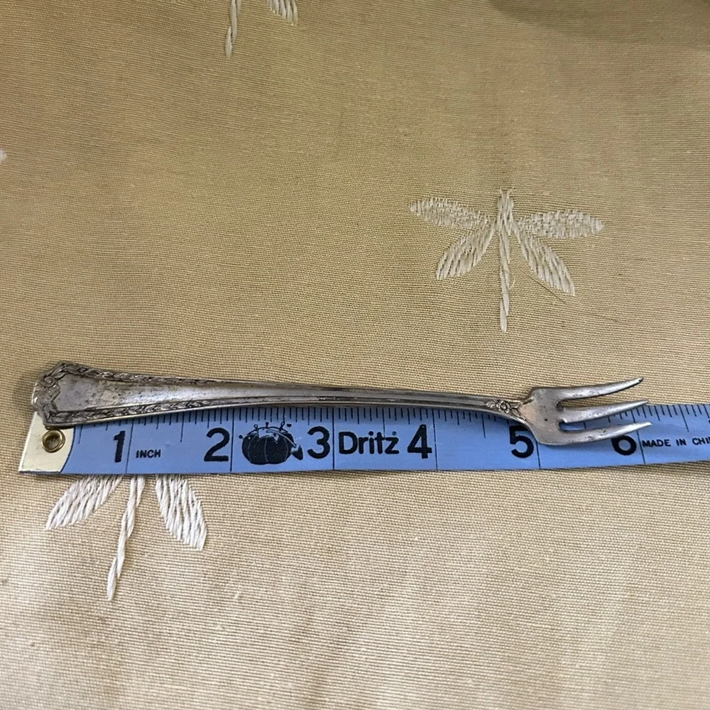 Vintage Sheffield Cocktail / Pickle / Olive Fork.